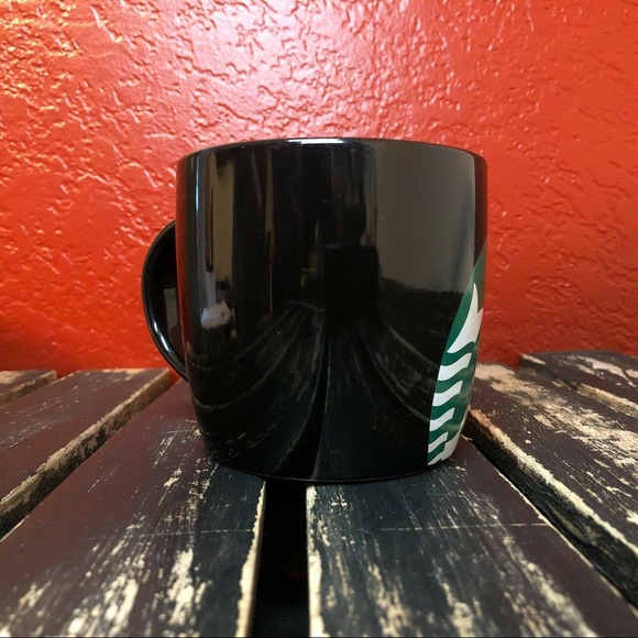 Starbucks Mug Cup Coffee Tea Black Large 14oz Clean Collectible Advertising Logo - Picture 7 of 10